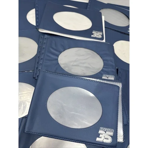 LOT OF 34 Vintage Walmart Spectra 35 Photo Albums Made In USA Mini 4x6 Blue - Picture 2 of 16